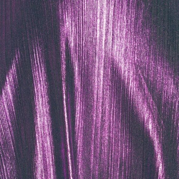 Radiant Spark Purple Metallic Skater Dress NWT SML - Picture 5 of 12